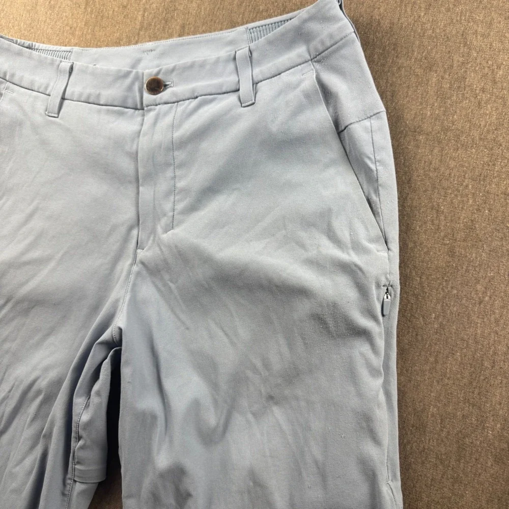 Lululemon Commission Pant Classic Light Blue Chino 30x28 Stretch Nylon Pants